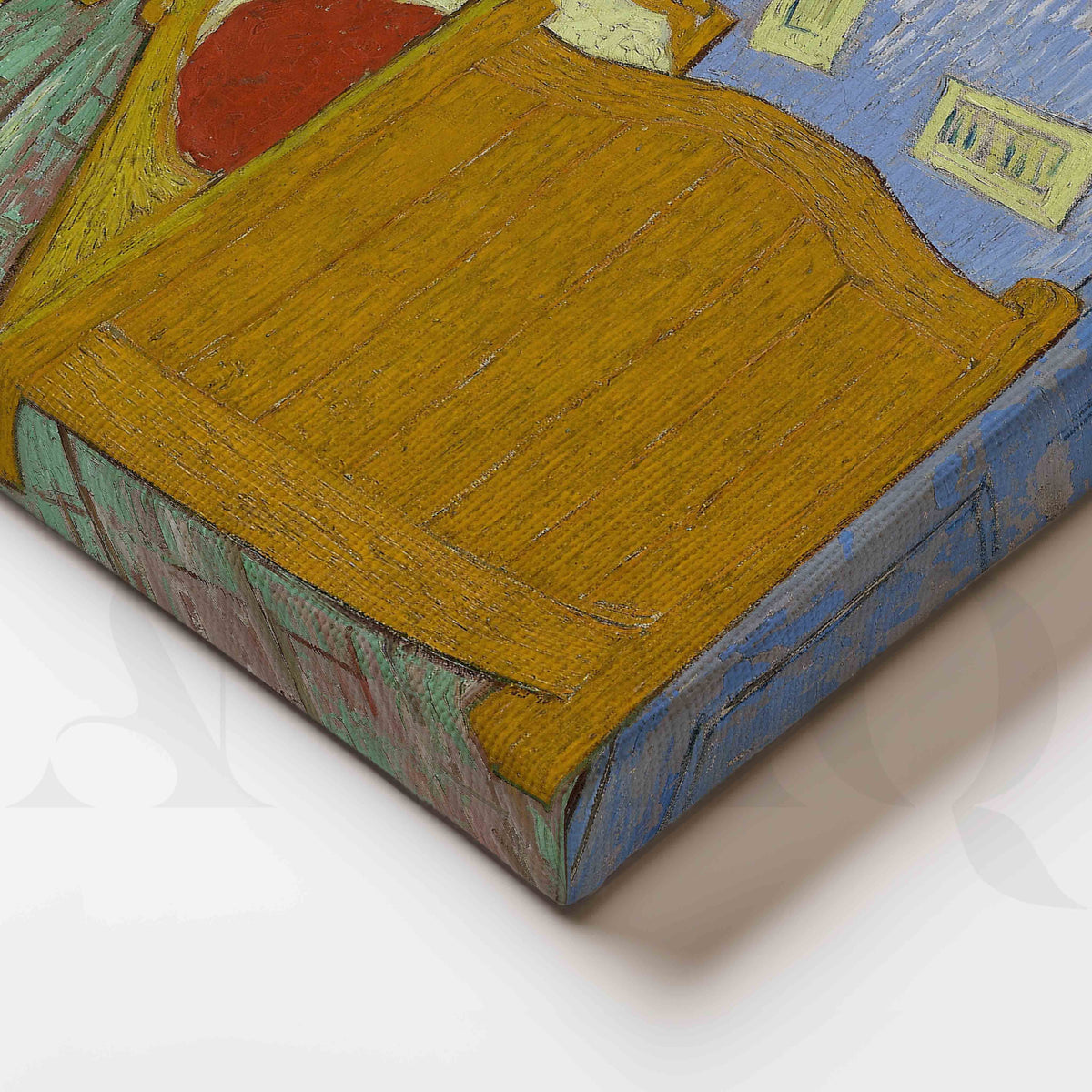 Bedroom in Arles Post-Impressionist Canvas Artwork – Asha Art Studio – Image 2