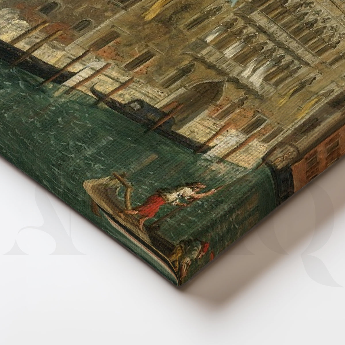Venetian Canal Cityscape Gallery Wall – Set of 3 Classic European Artworks - 18 x 24 Inches – Asha Art Studio – Image 2