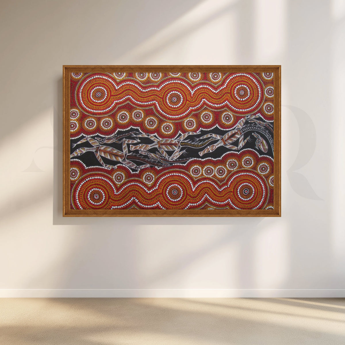 Aboriginal Rhythm Dot Art Canvas Wall Décor – Asha Art Studio – Image 6