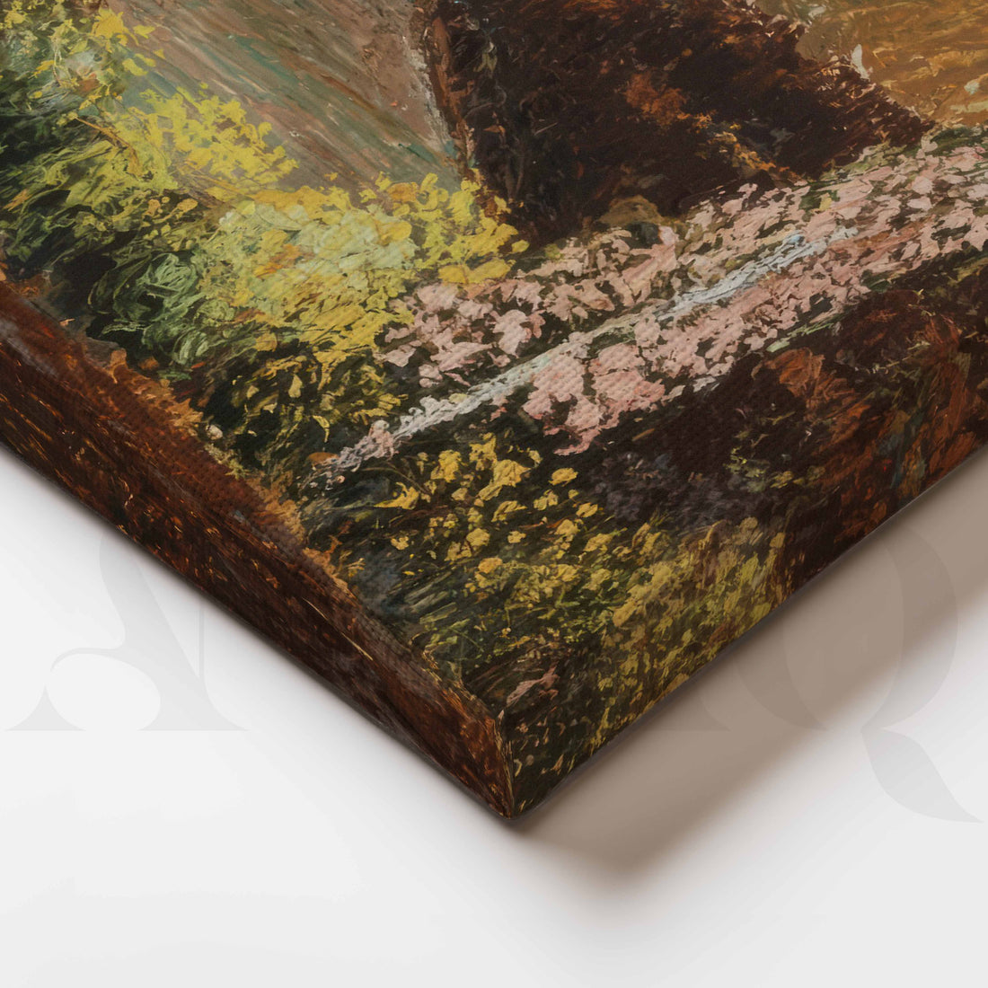 Autumn Garden Path Canvas Artwork – Asha Art Studio