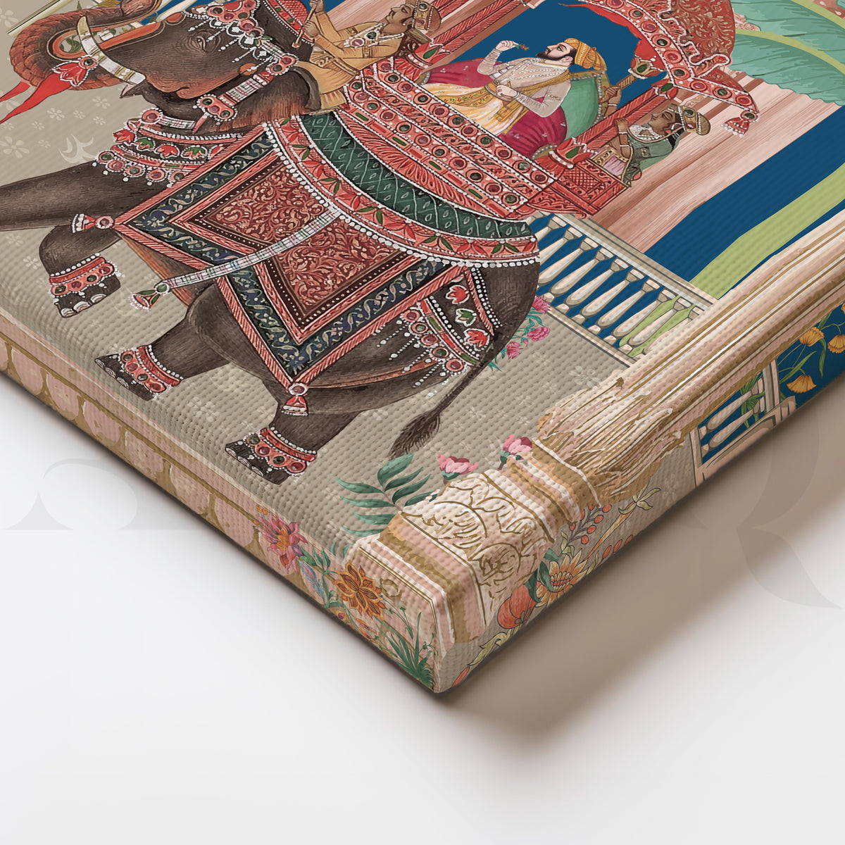 Majestic Elephant Canvas Print Canvas Artwork – Asha Art Studio – Image 2