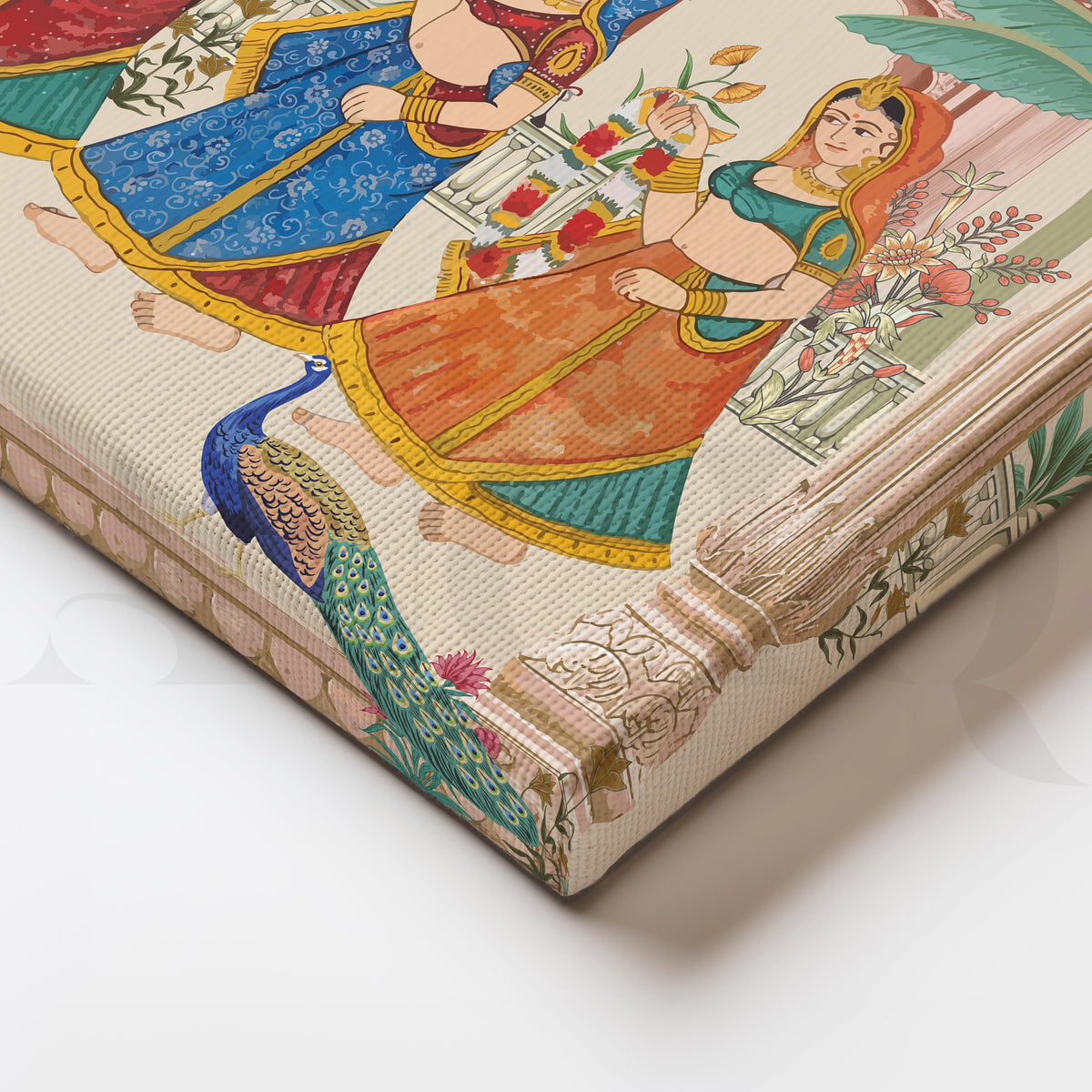 Cultural Celebration Canvas Print Artwork – Asha Art Studio – Image 2