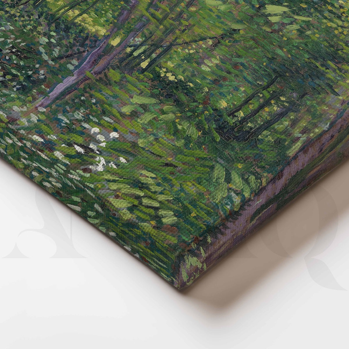 Lush Green Forest Canvas Artwork – Asha Art Studio – Image 2