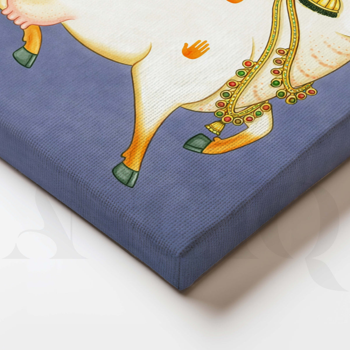 Pichwai Cow Heritage Gallery Wall Set of 4 – Asha Art Studio – Image 2