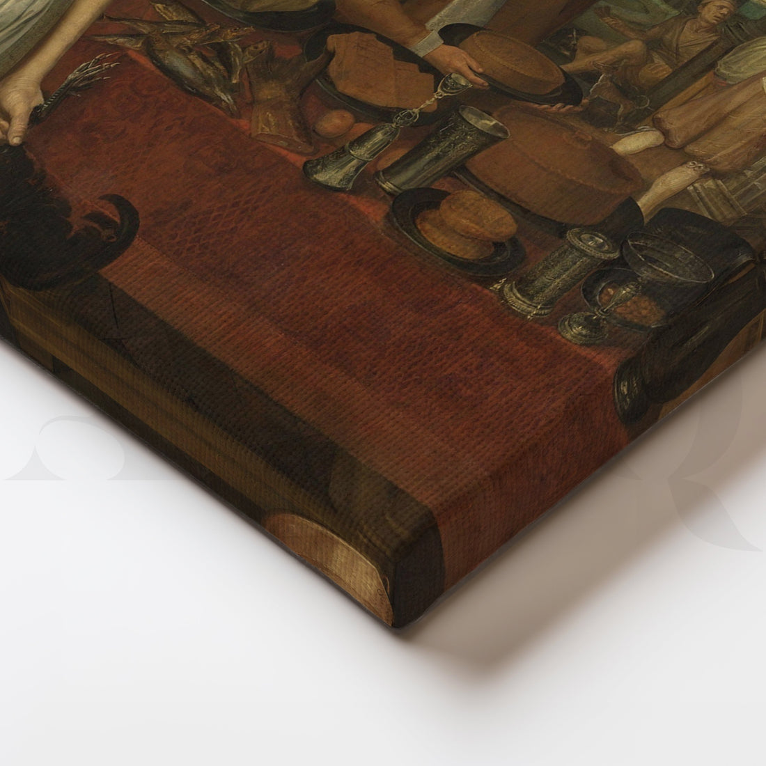 Rich man and poor Lazarus Canvas Artwork – Asha Art Studio