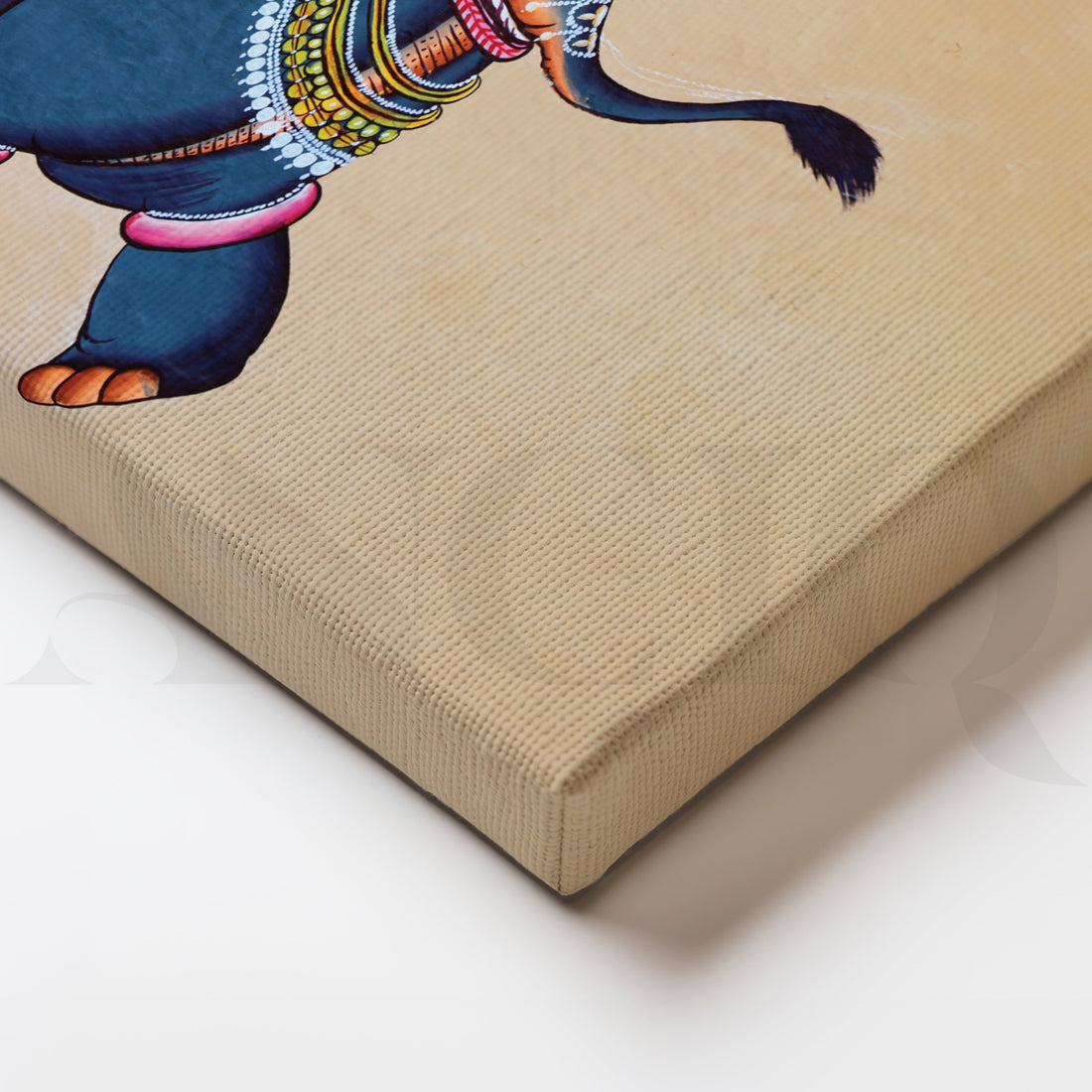 Elephants and Elegance Canvas Artwork – Asha Art Studio