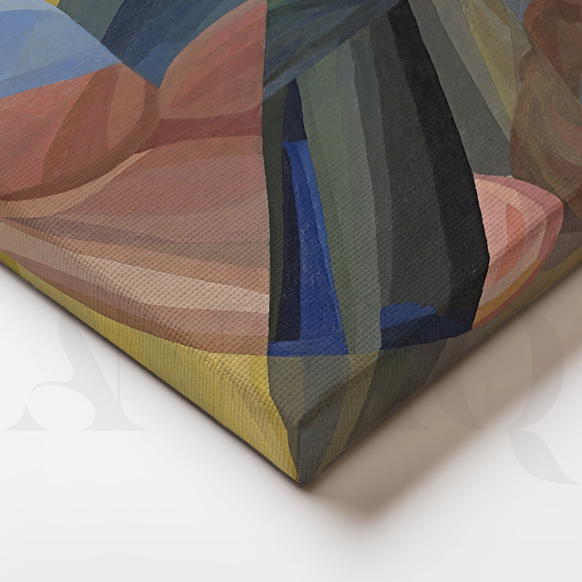 Color Spectrum Abstract Gallery Wall – Set of 3 Expressionist Artworks - 18 x 24 Inches – Asha Art Studio – Image 2