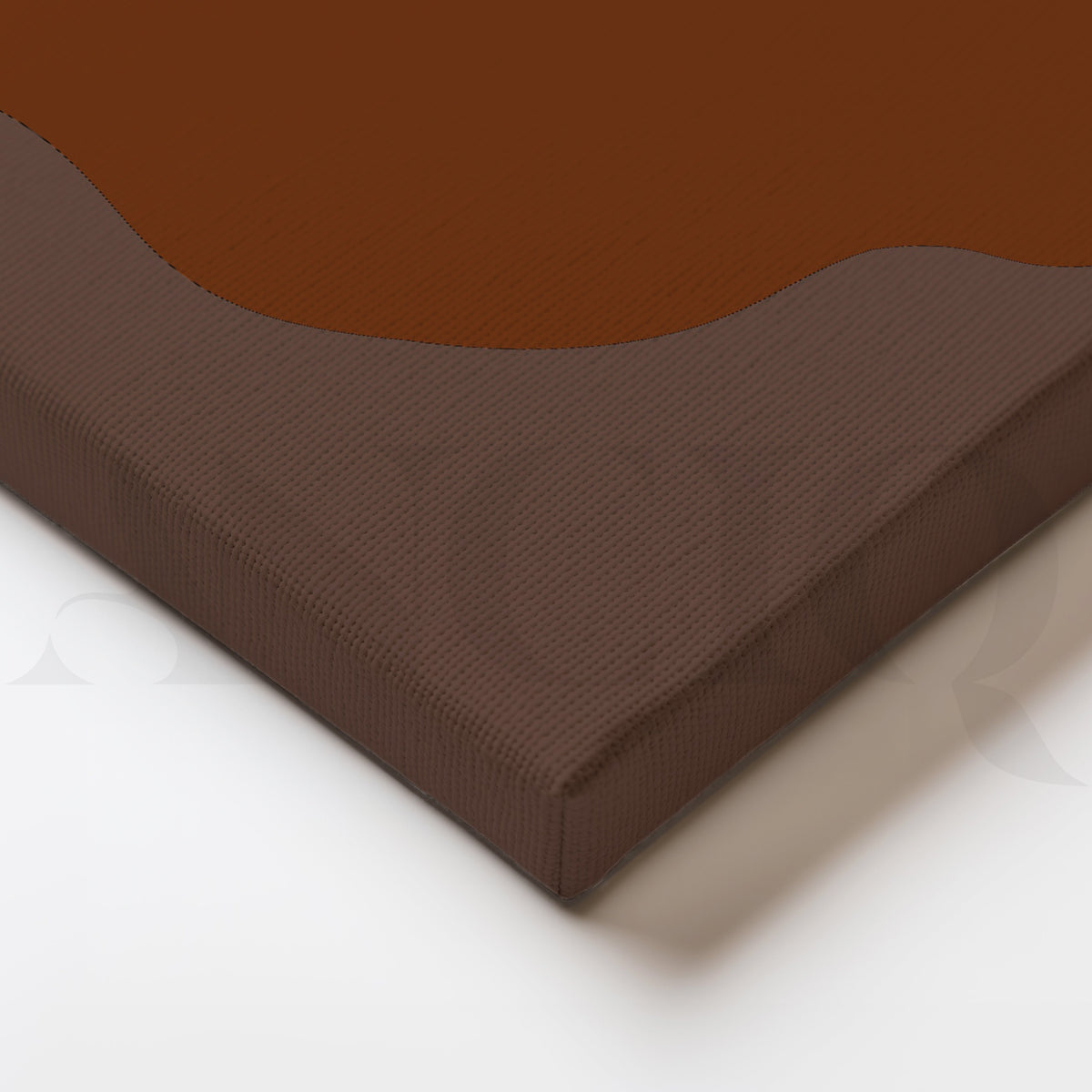 Abstract Sun Over Rolling Earthy Hills in Warm Tones – Asha Art Studio – Image 2