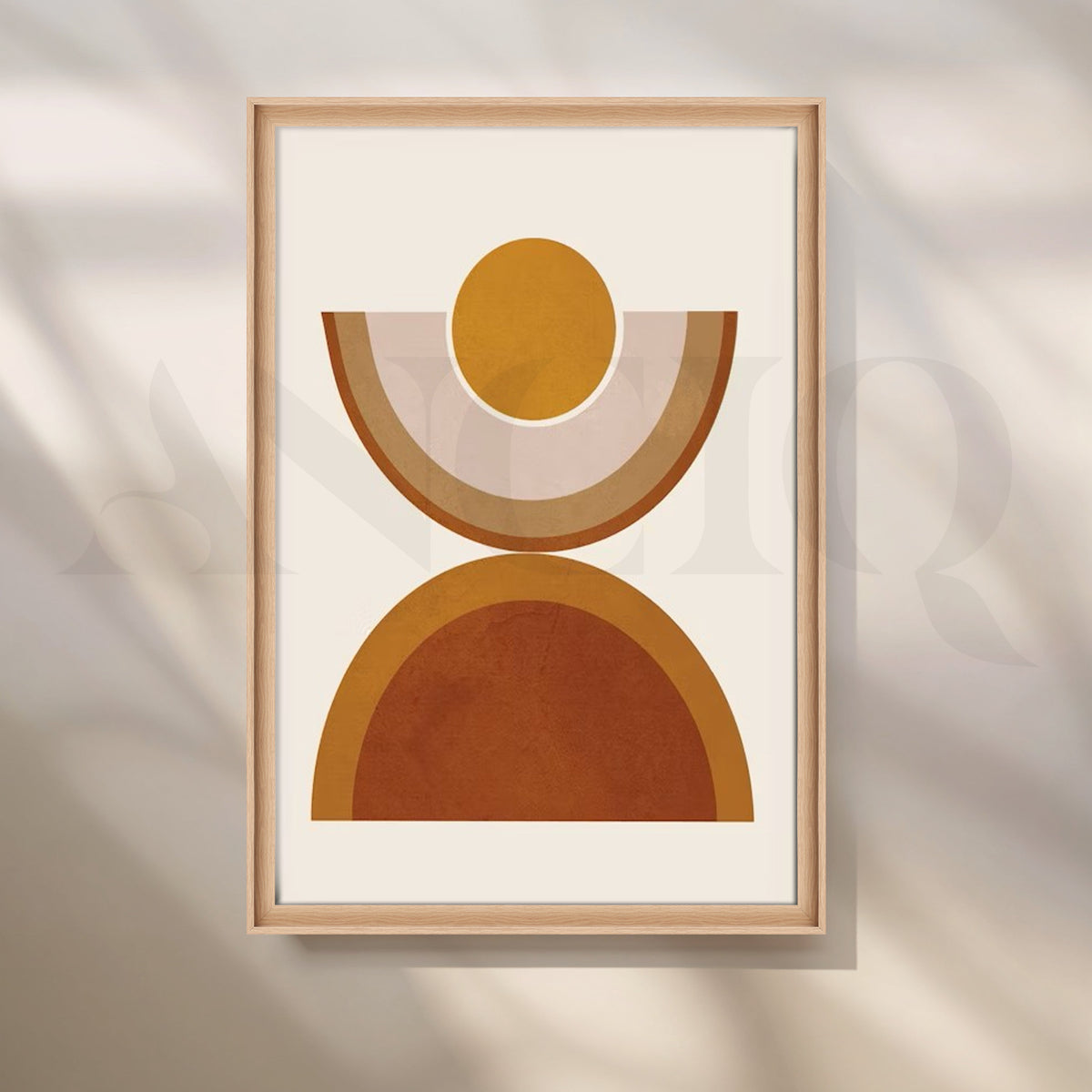 Minimal Geometric Abstract Canvas Artwork – Asha Art Studio – Image 5