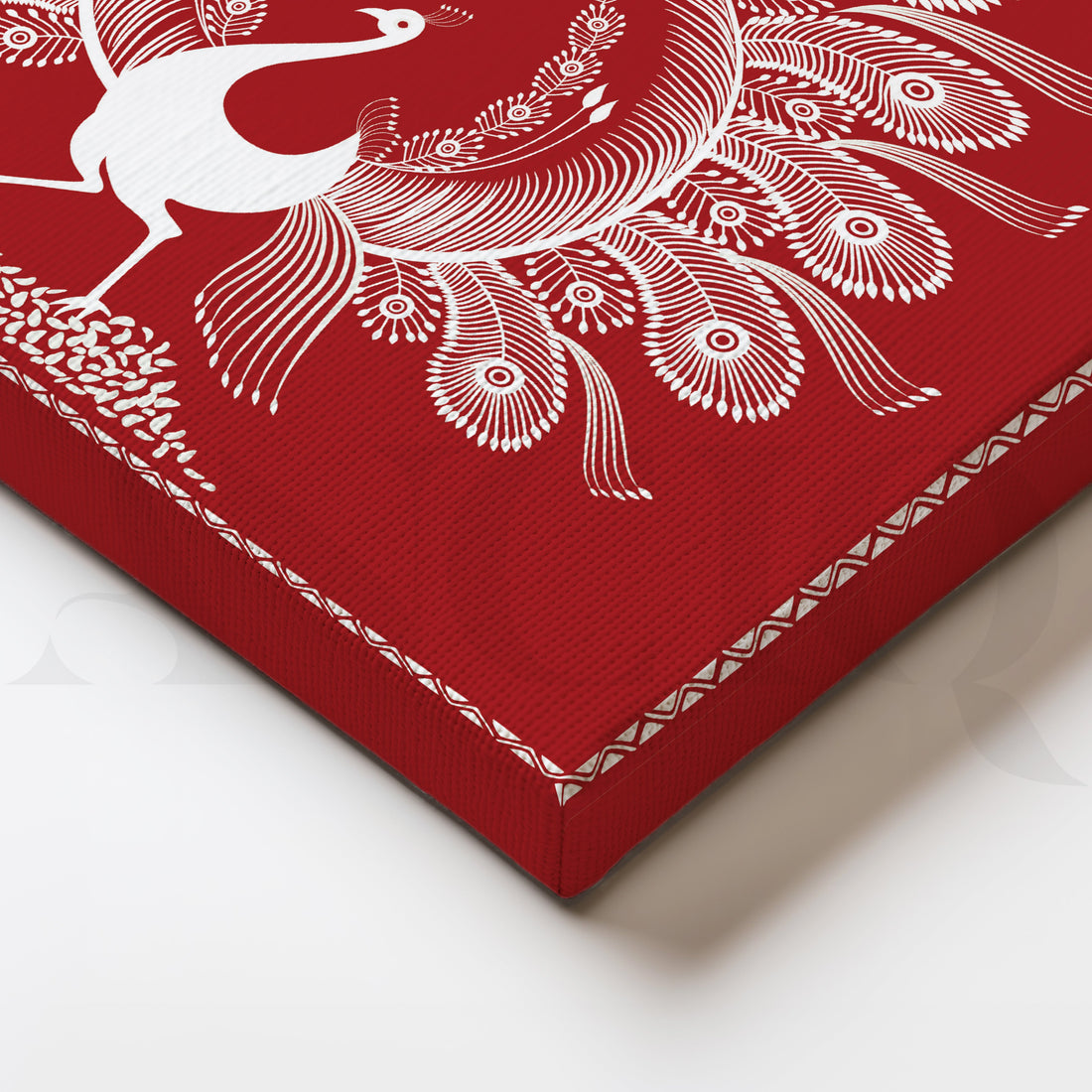 Timeless Tapestry of Tribal Tales Canva Artwork – Asha Art Studio