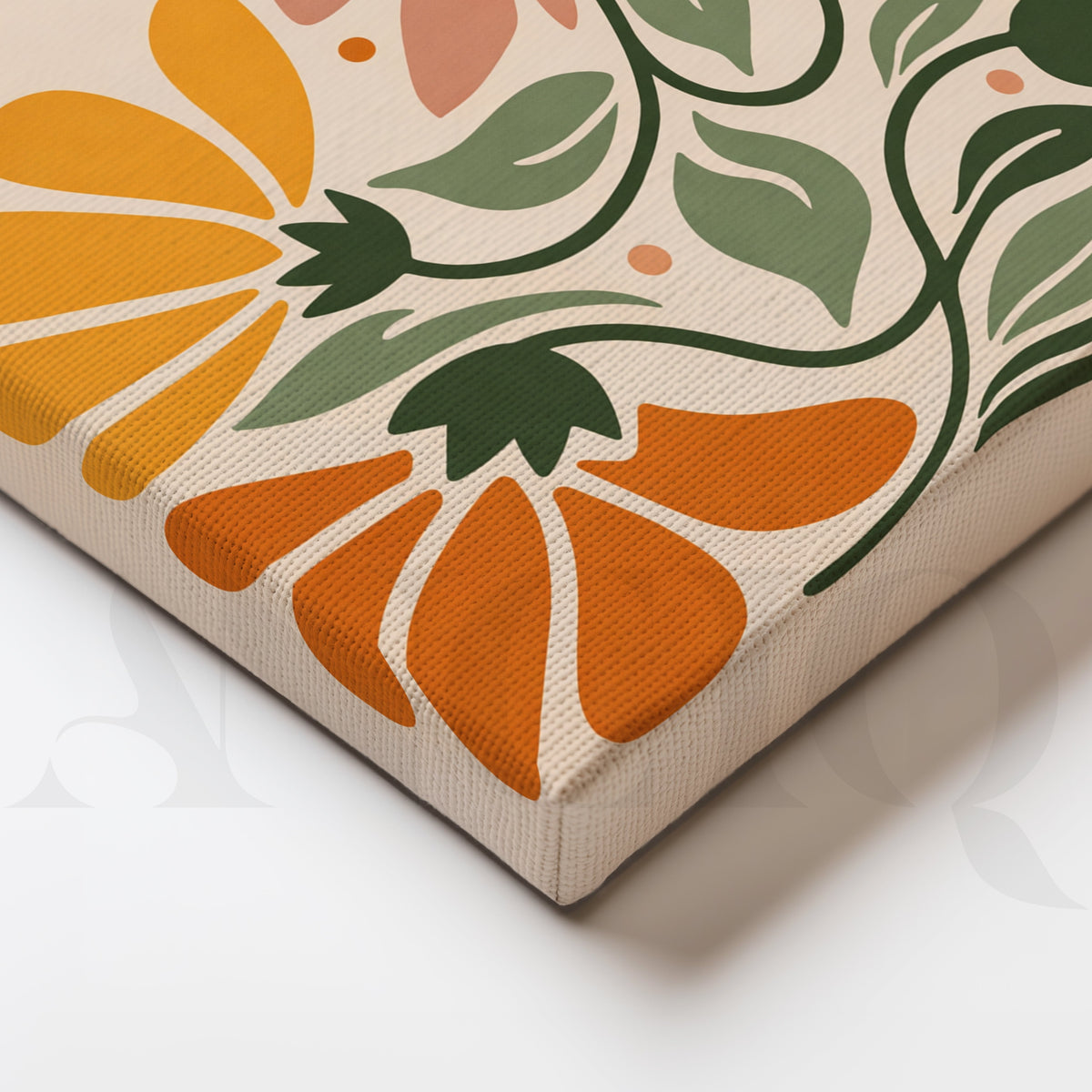 Vintage Botanical Bloom Gallery Wall – Set of 3 Floral Artworks - 18 x 24 Inches – Asha Art Studio – Image 2