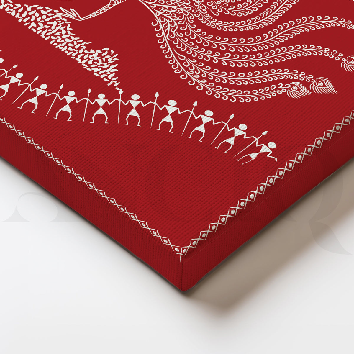 Capturing Tradition Canvas Wall Artwork – Asha Art Studio – Image 2