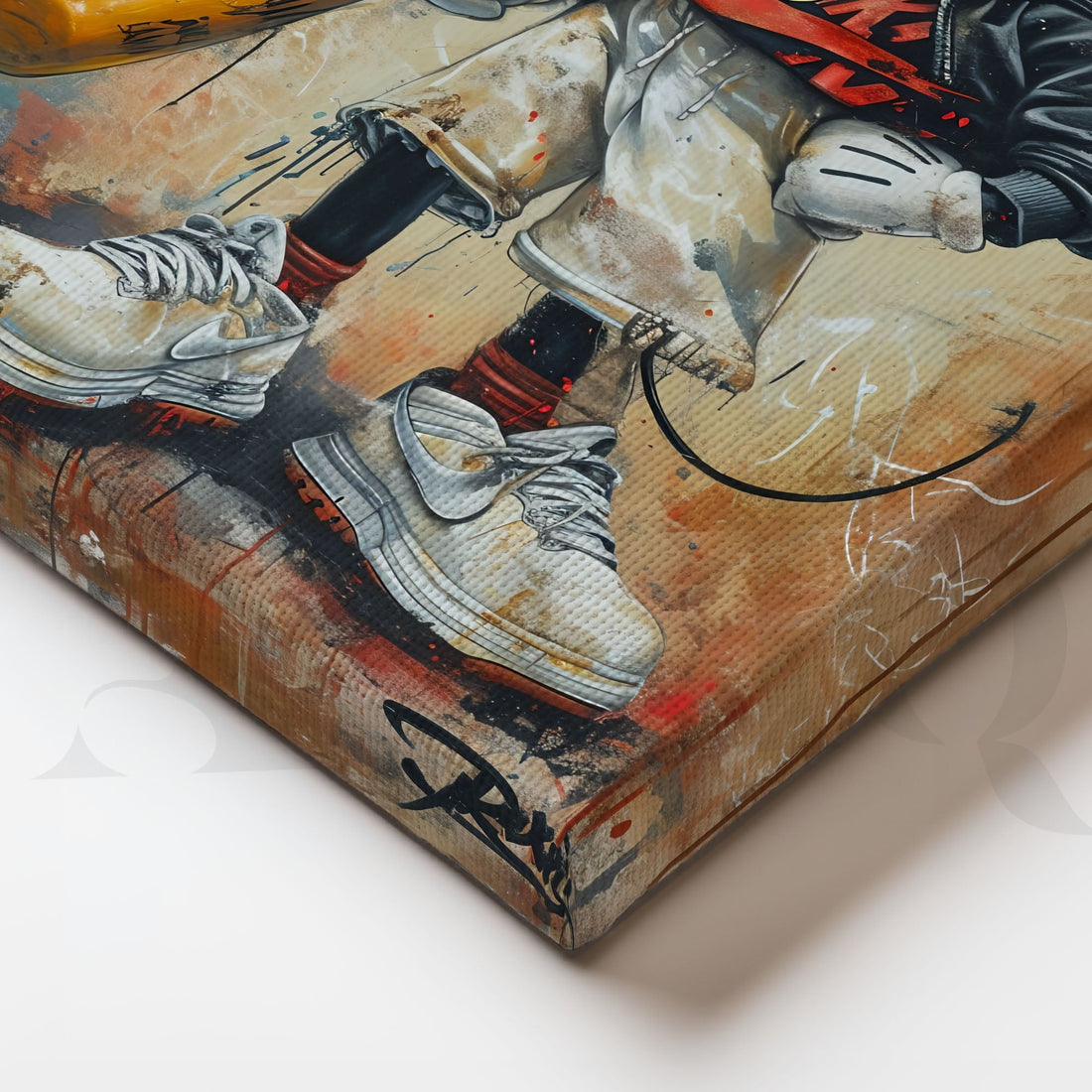 Street Style Mouse Pop Art Canvas Artwork (Ready to Ship) – Asha Art Studio