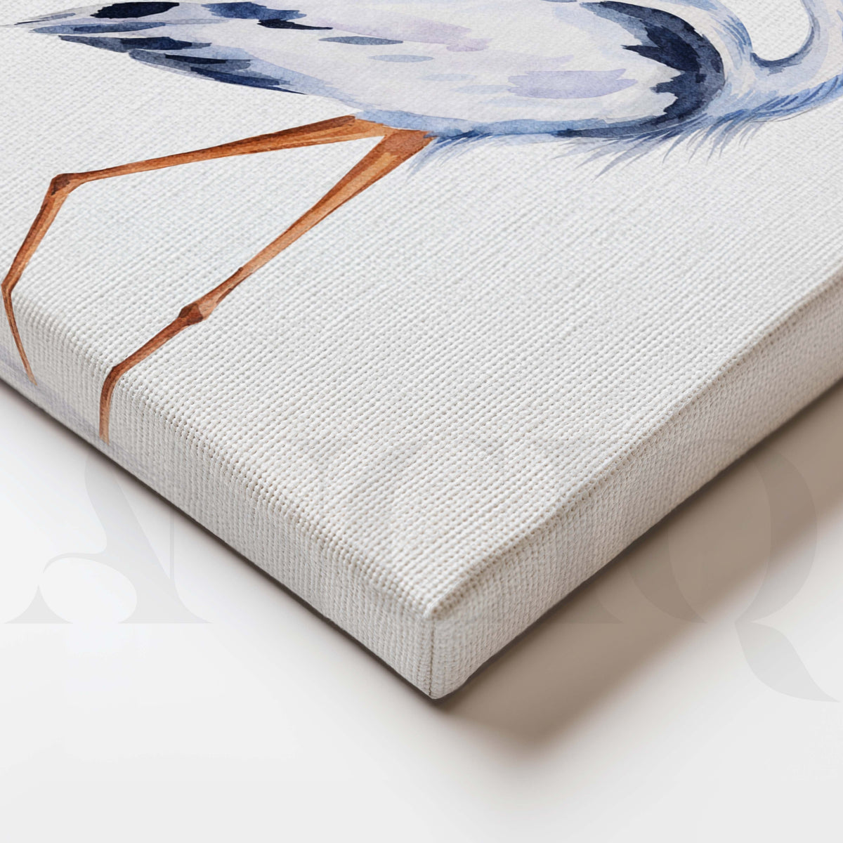 Heron Bird Gallery Wall Canvas Artwork Set of 3 - 18 x 24 Inches – Asha Art Studio – Image 2