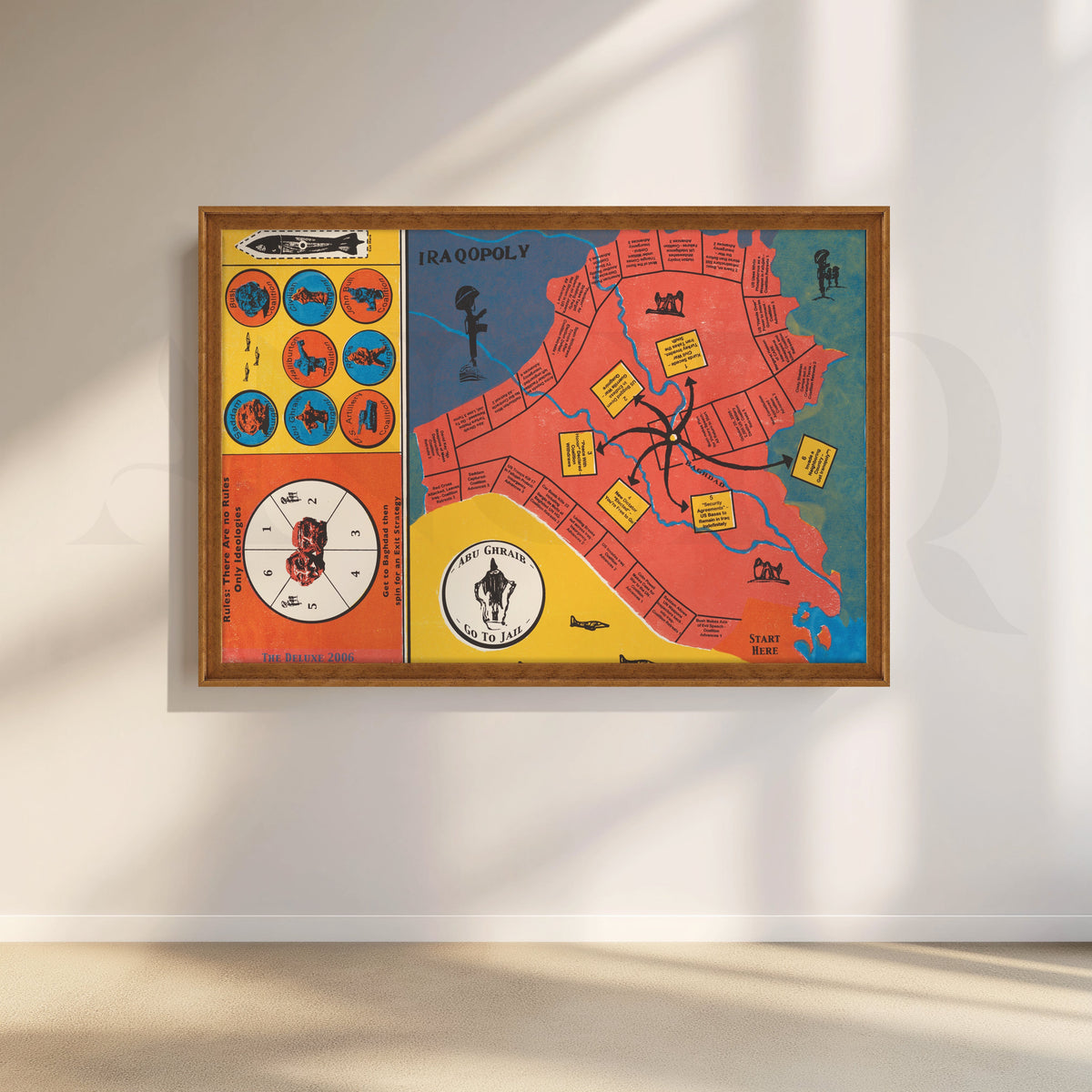 Iraqopoly Map Canvas Artwork – Asha Art Studio – Image 6
