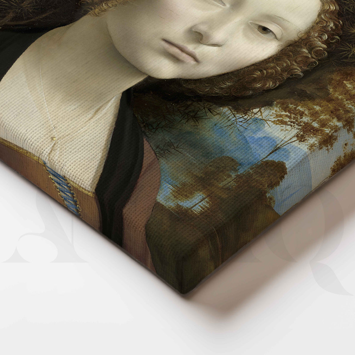 Ginevra de’ Benci Canvas Artwork – Asha Art Studio – Image 2