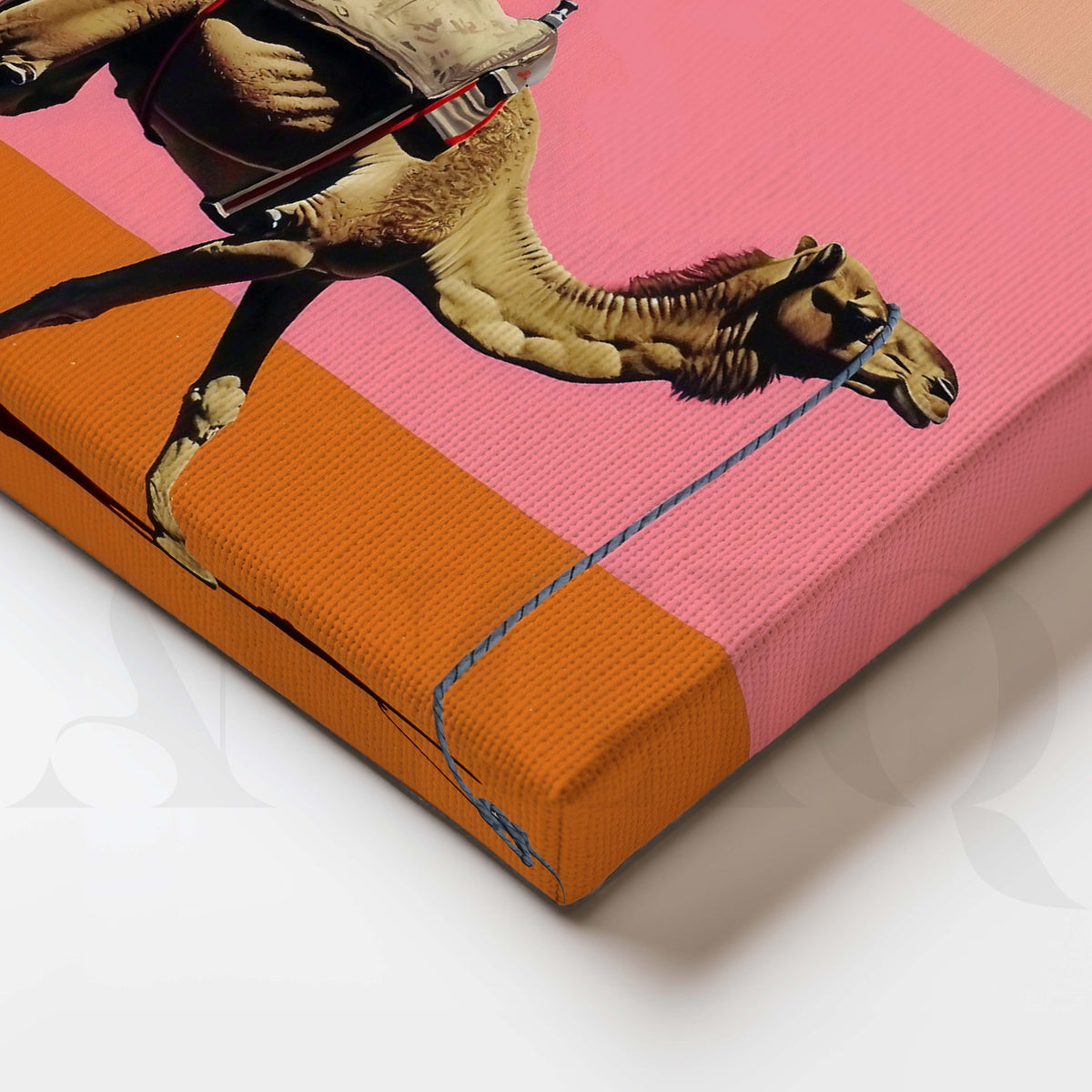 Contemporary Camel Canvas Artwork – Asha Art Studio – Image 2
