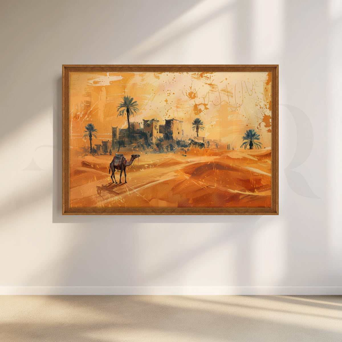 Camel Caravan Canvas Artwork – Asha Art Studio – Image 6