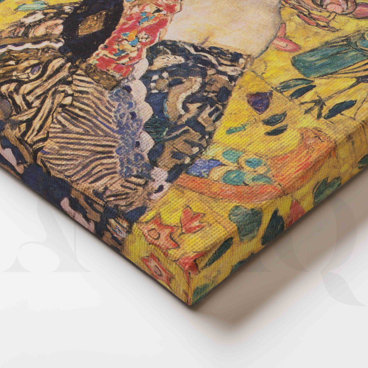 Gustav Klimt Lady Portrait Canvas Artwork – Asha Art Studio – Image 2