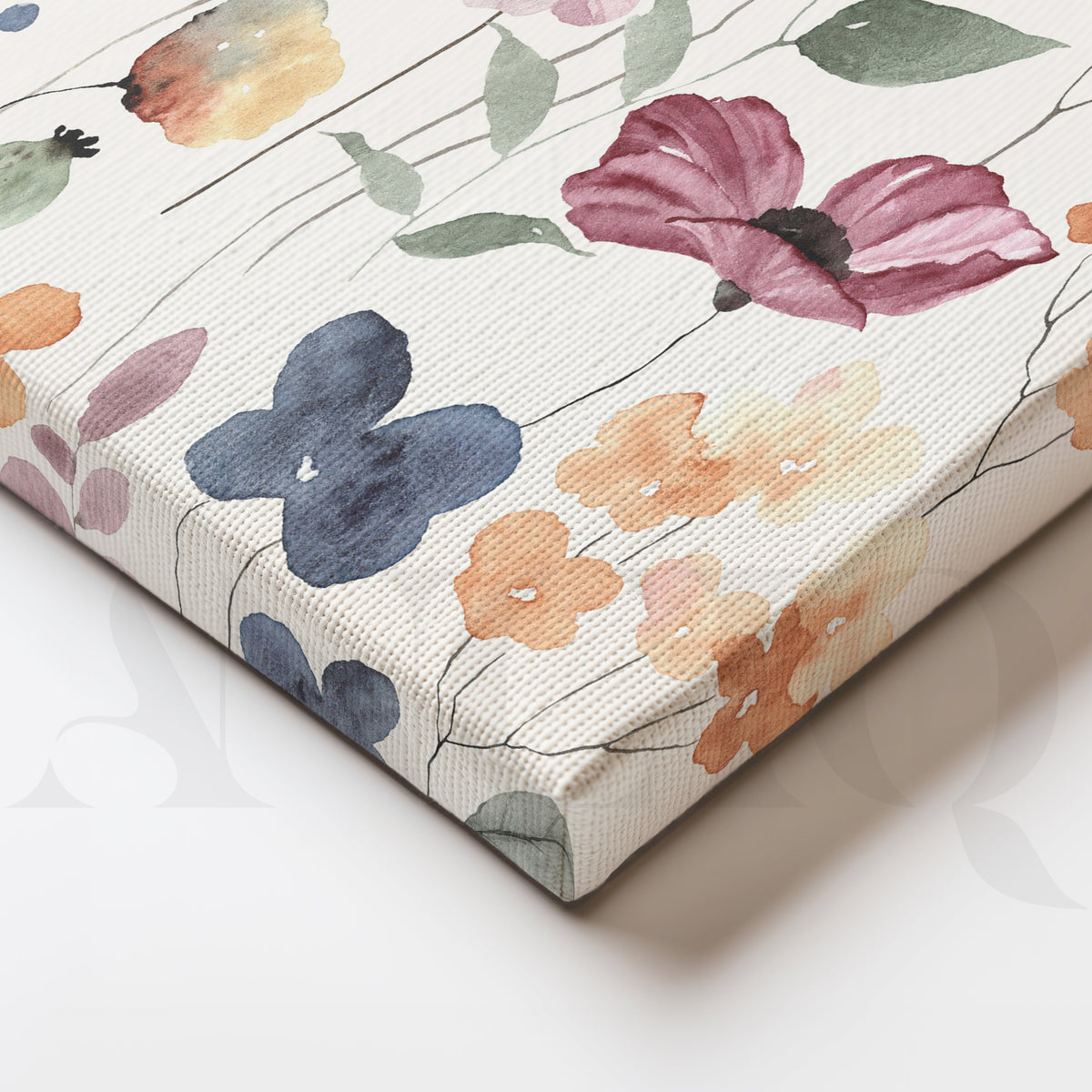 Poppies in the Wind Canvas Wall Artwork – Asha Art Studio – Image 2