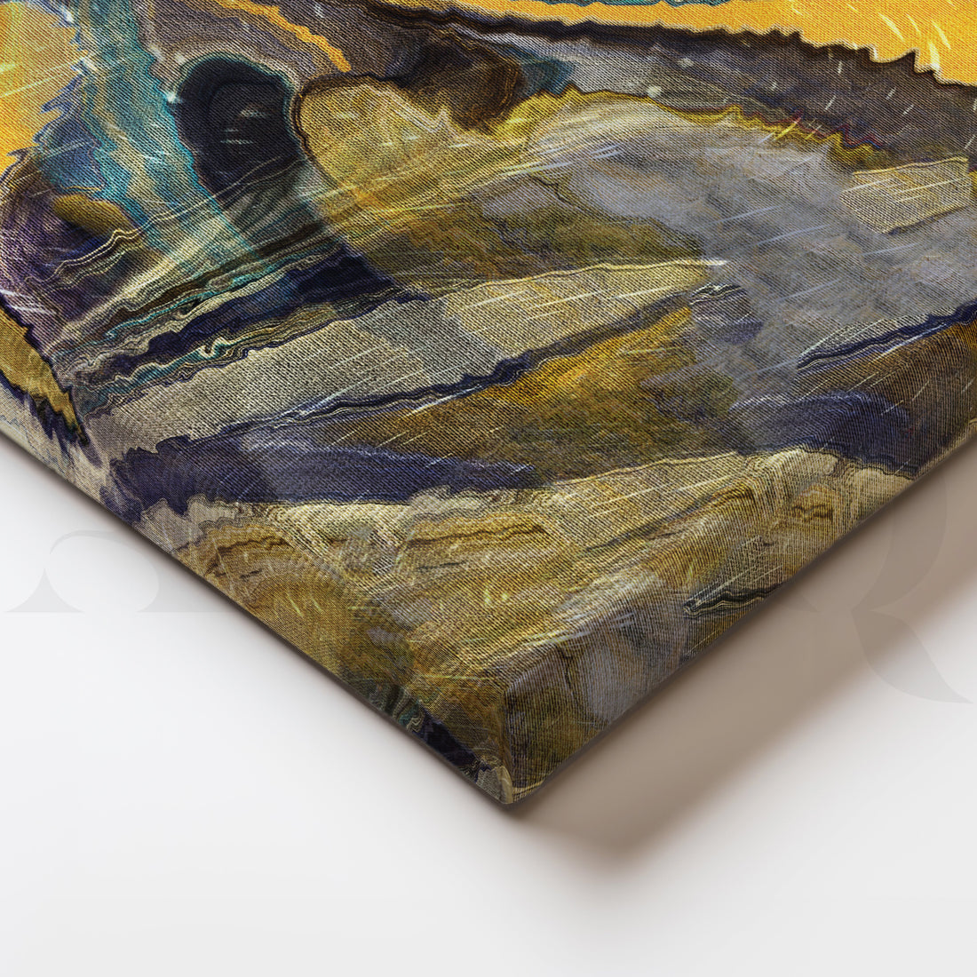 Abstract Realms Canvas Artwork – Asha Art Studio