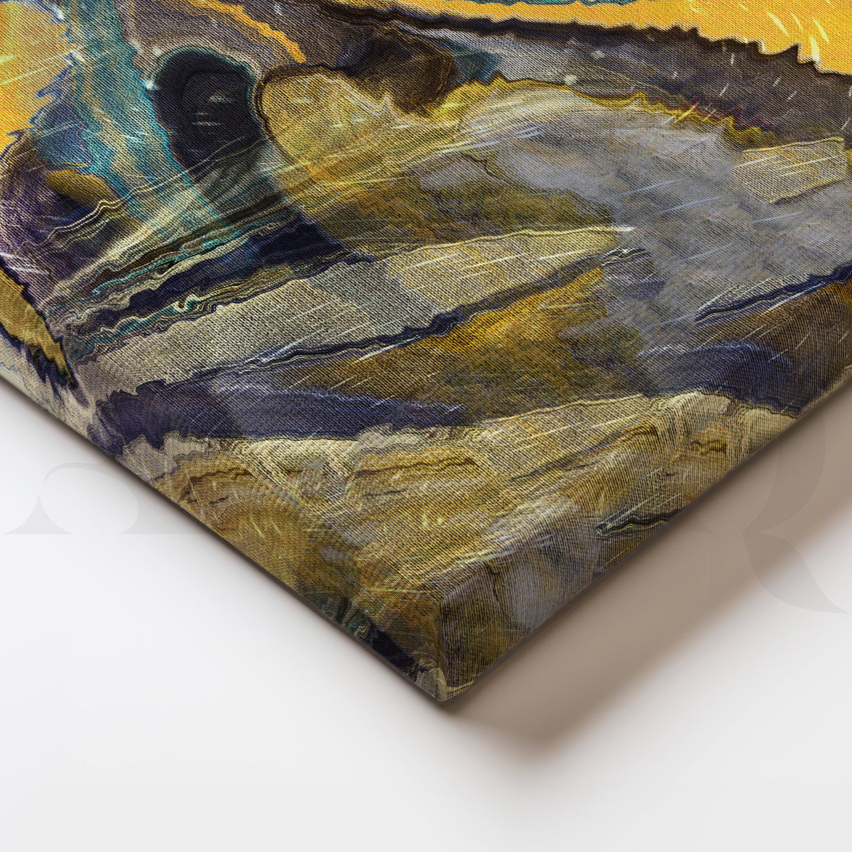 Abstract Realms Canvas Artwork – Asha Art Studio – Image 2