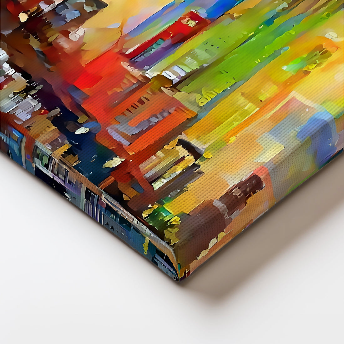 Brooklyn Bridge at Dusk Cityscape Artwork – Asha Art Studio