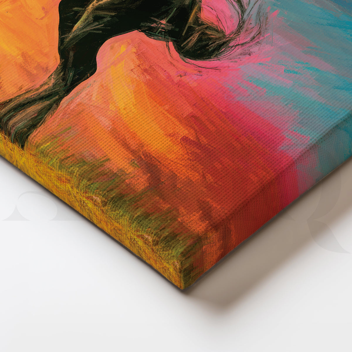 Equestrian Symphony Canvas Artwork – Asha Art Studio – Image 2