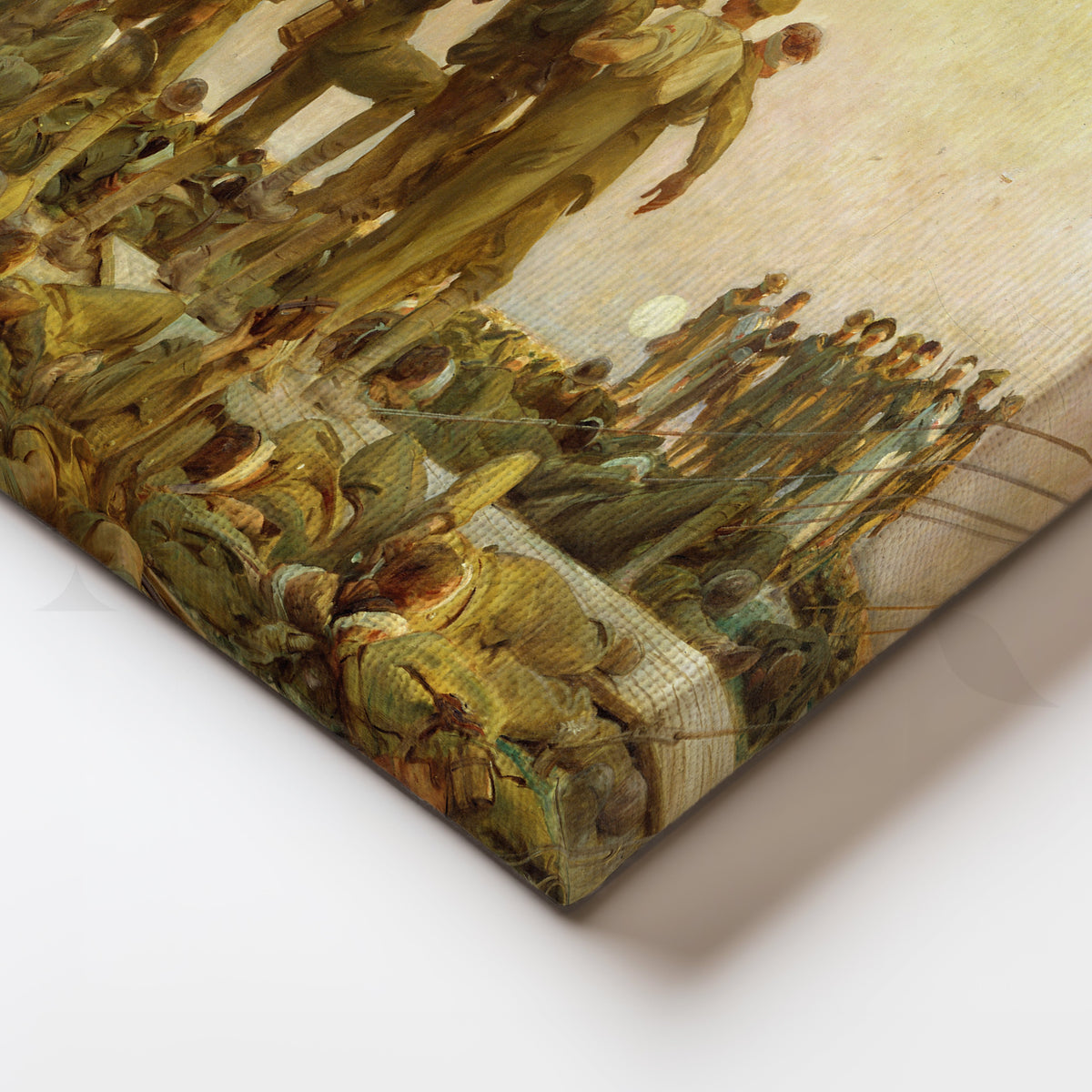 Gassed – Aftermath of War Canvas Artwork – Asha Art Studio – Image 2