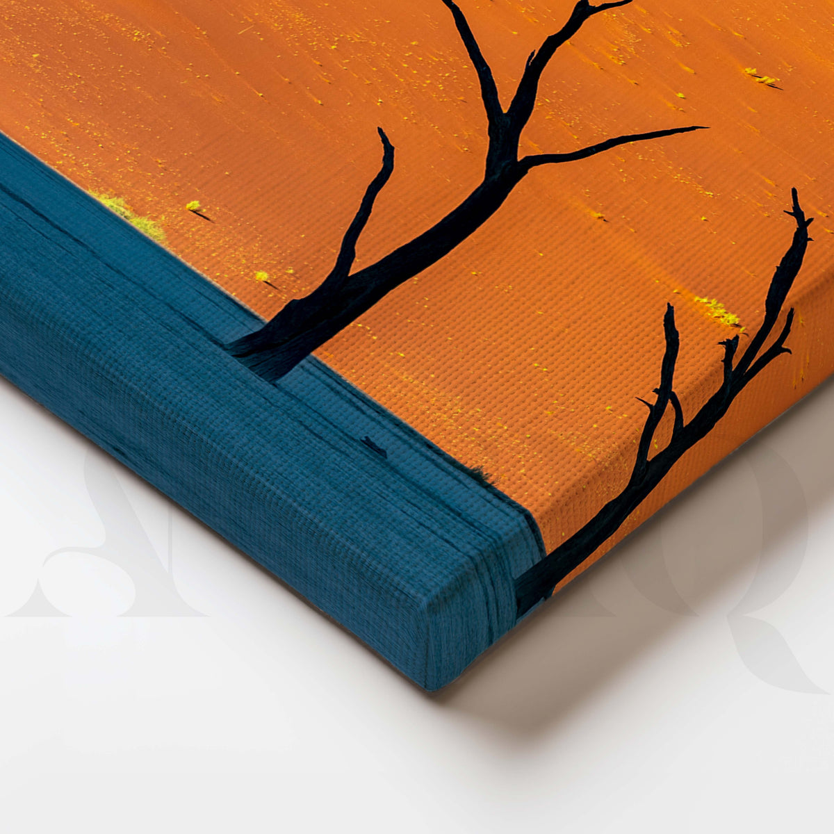 Sunset Tree Landscape Gallery Wall Canvas Artwork Set of 3 – Asha Art Studio – Image 2