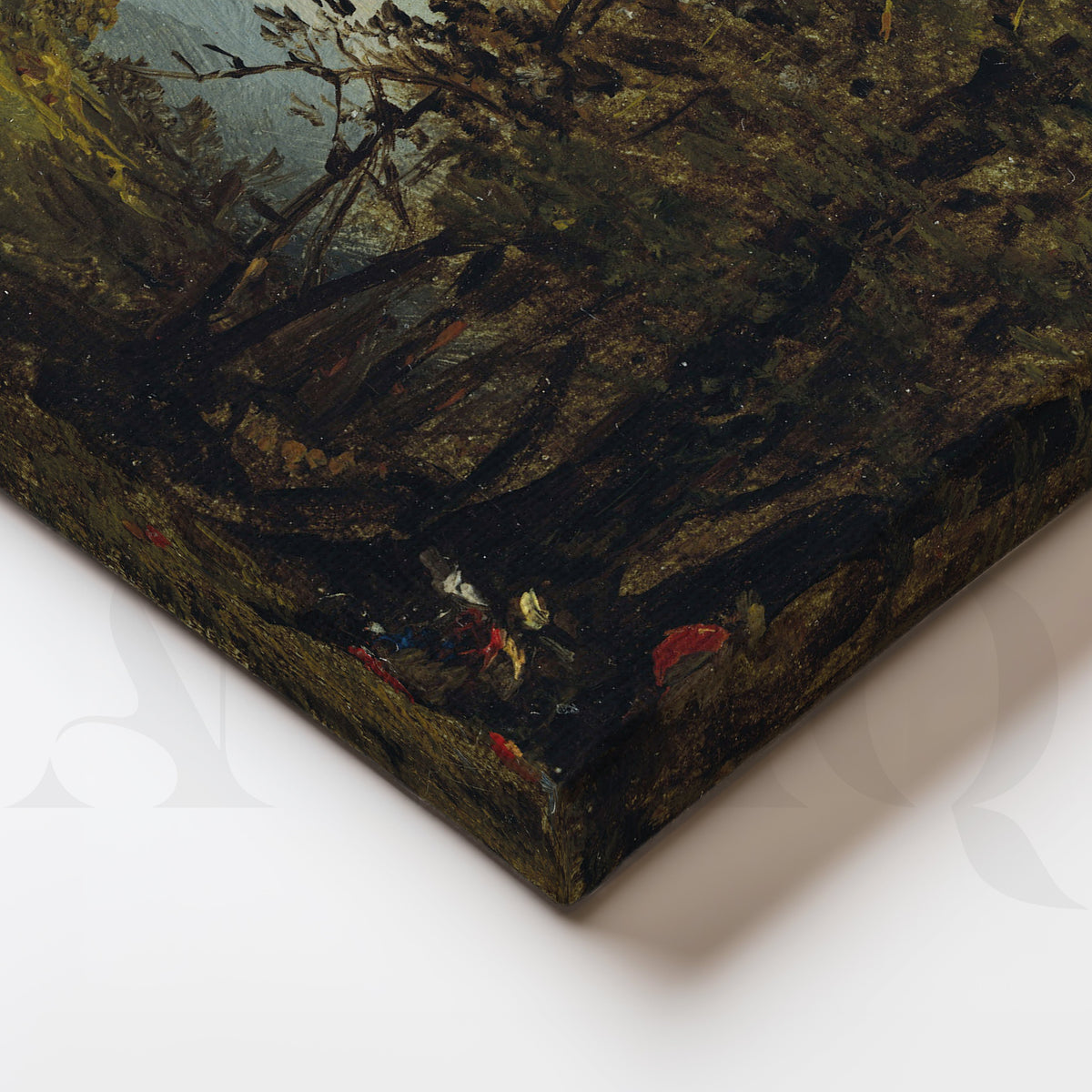 Forest Window View Canvas Artwork – Asha Art Studio – Image 2