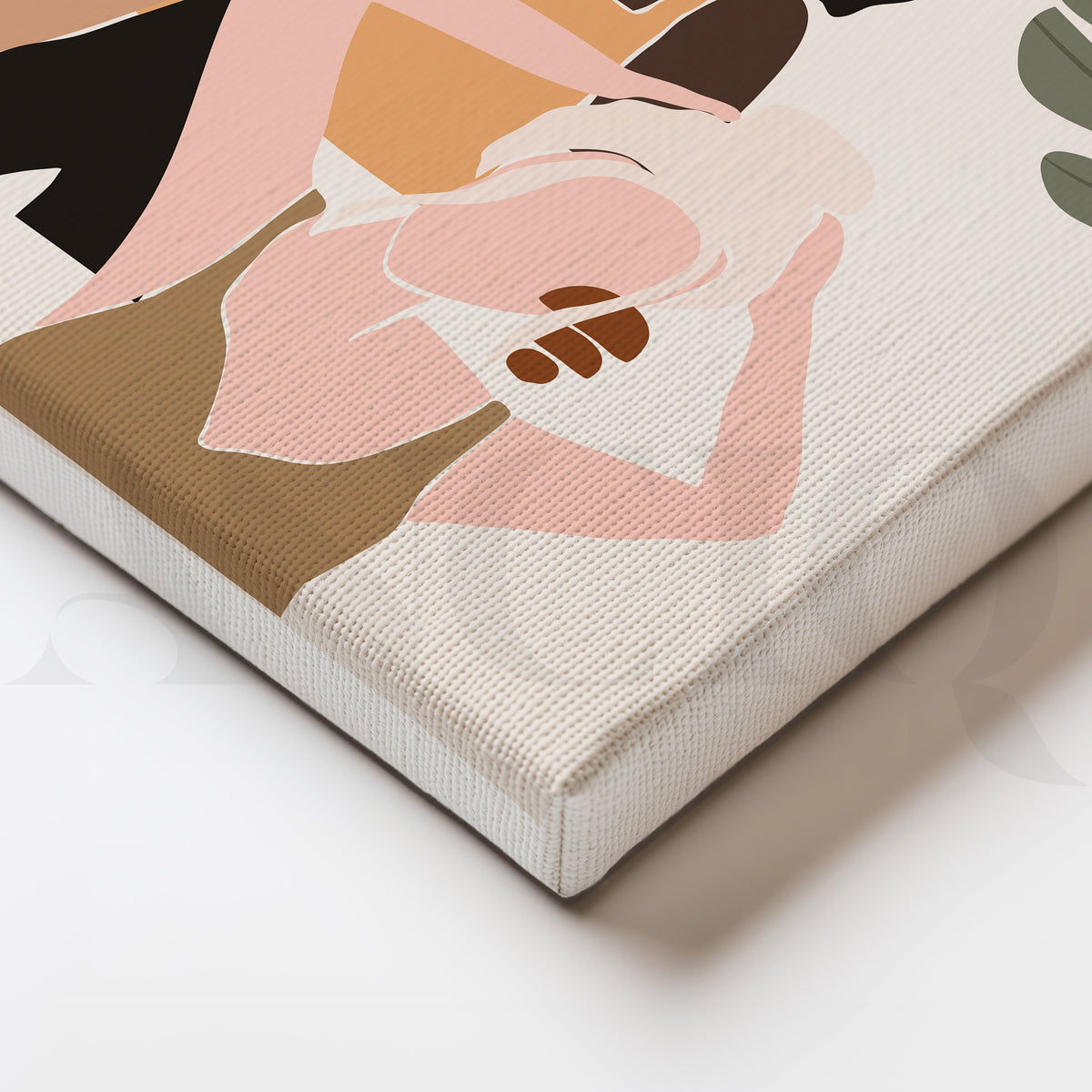 Minimalist Portraits of Women Canvas Artwork – Asha Art Studio – Image 2