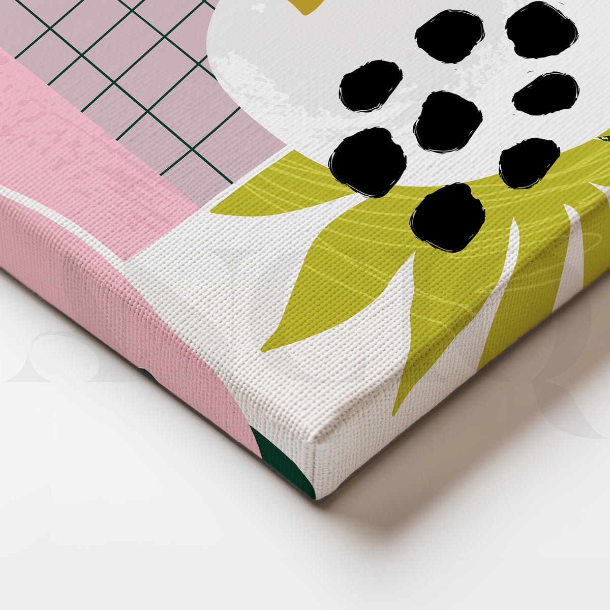 Shapes and Colors Canvas Artwork – Asha Art Studio – Image 2