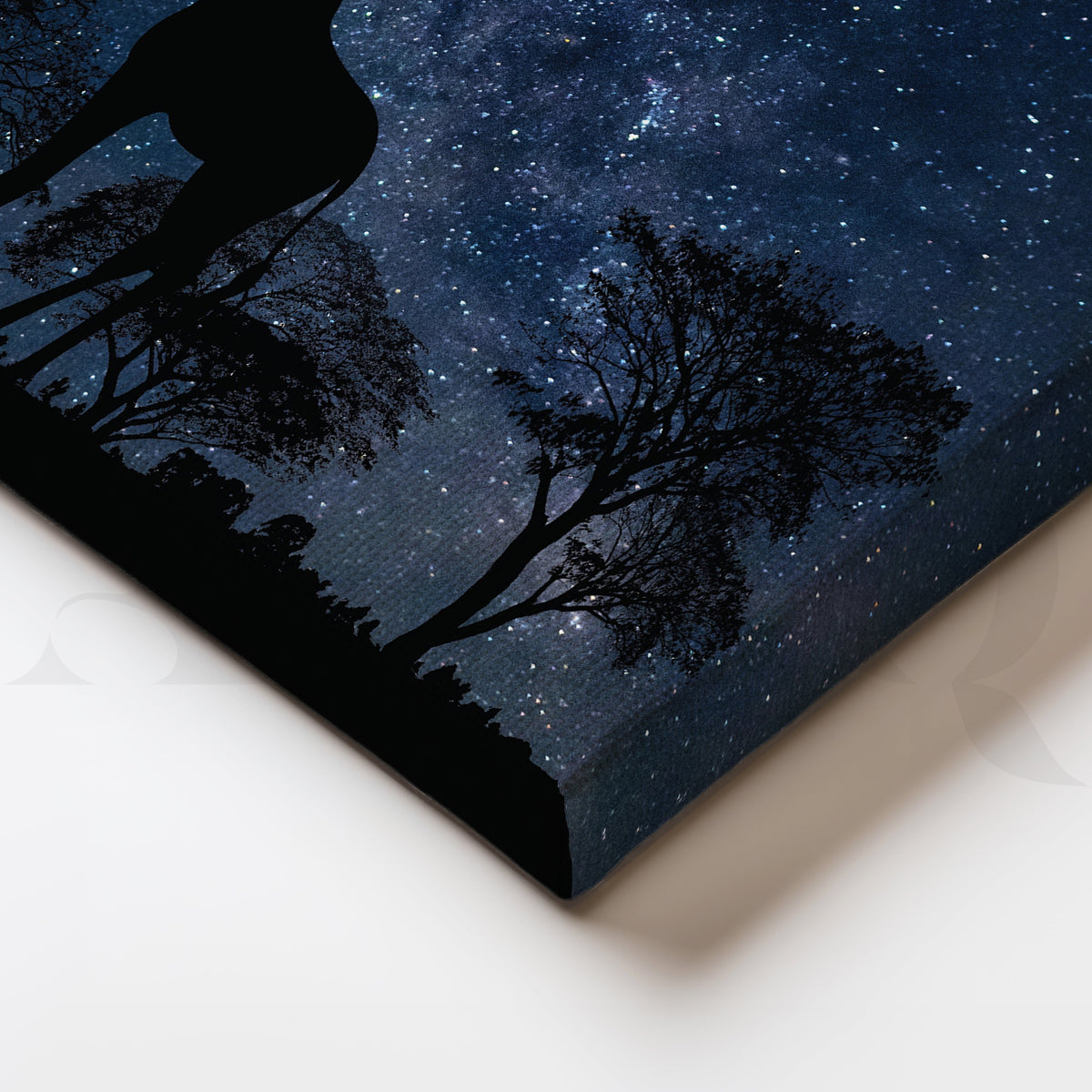 Whispers of the Wild Canvas Artwork – Asha Art Studio – Image 2