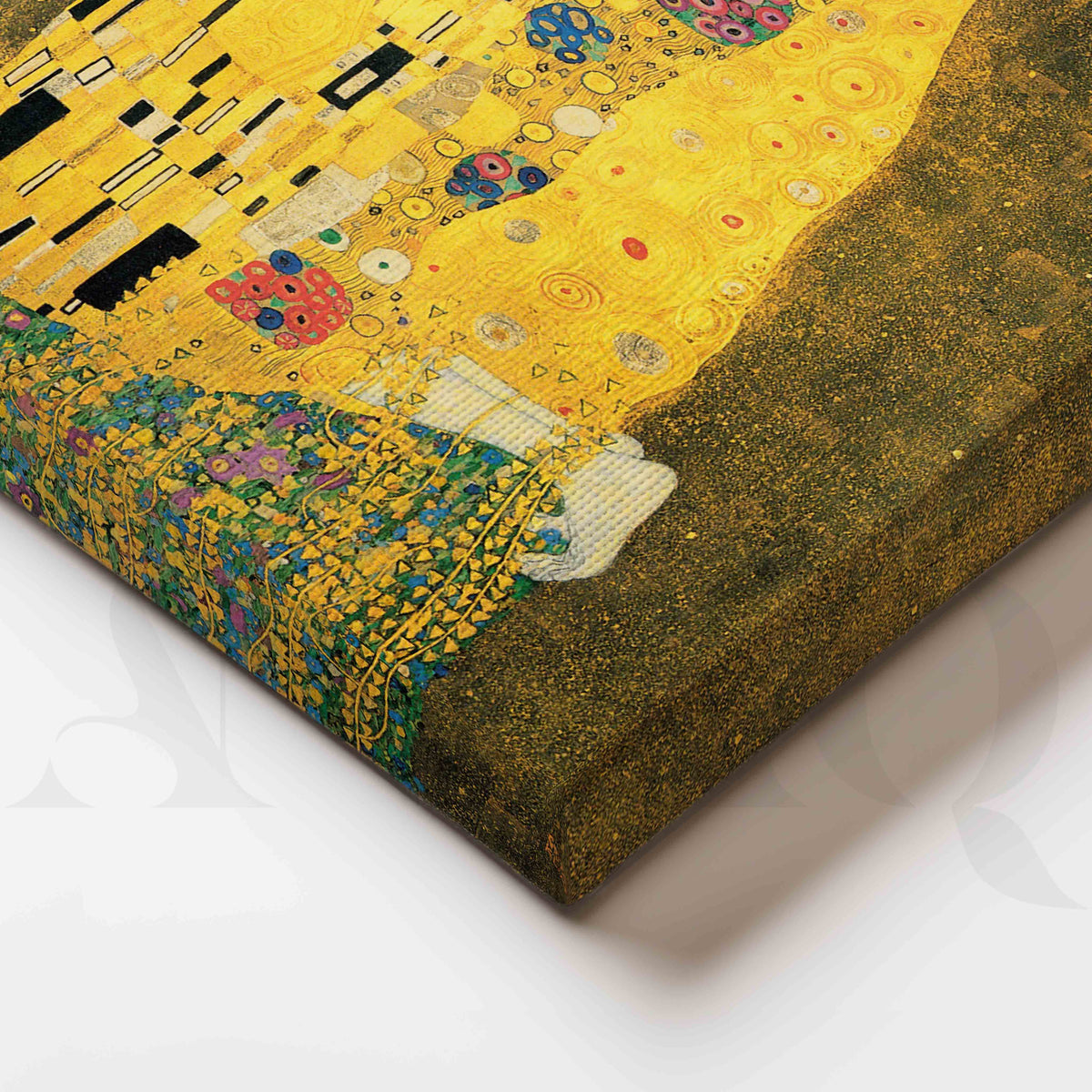 Gustav Klimt The Kiss Canvas Artwork – Asha Art Studio – Image 2