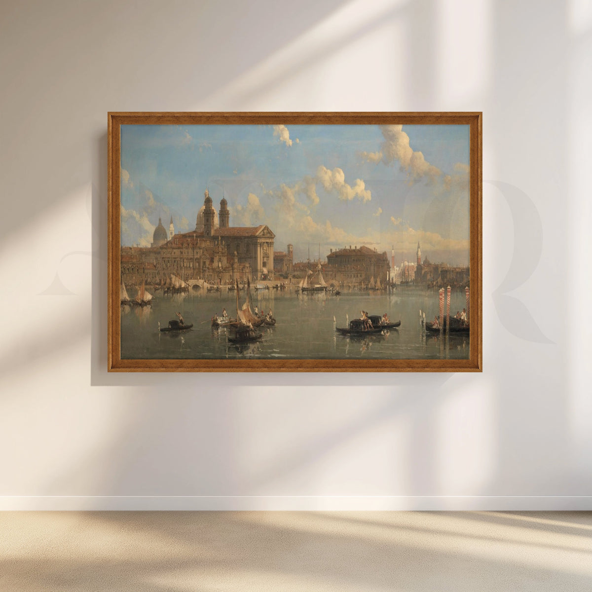 Venetian Waterfront Canvas Artwork – Asha Art Studio – Image 6