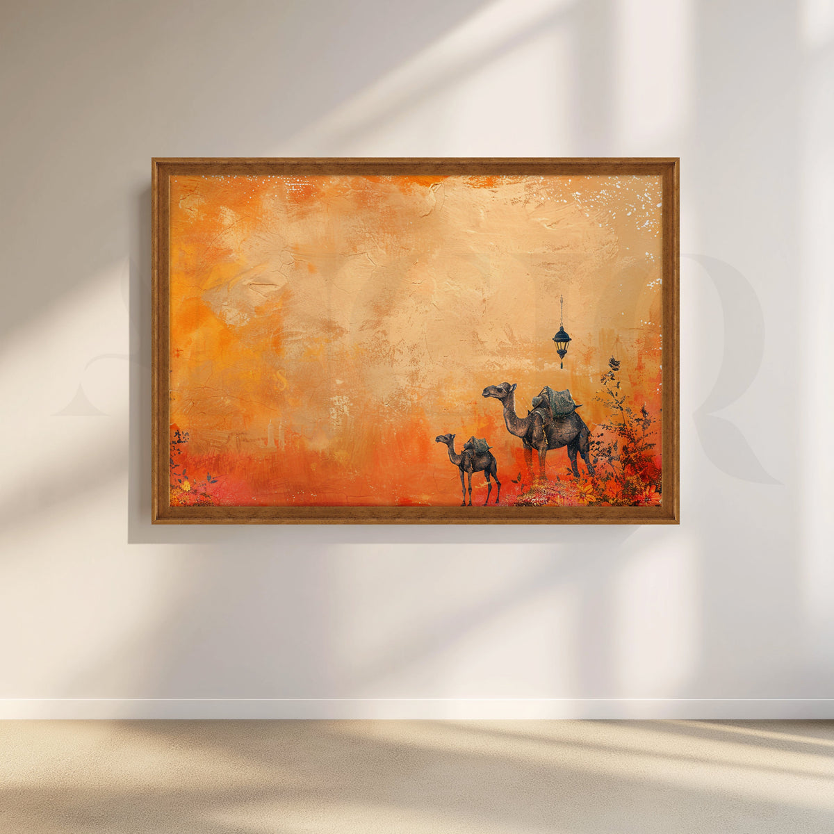 Golden Caravan Canvas Artwork – Asha Art Studio – Image 6