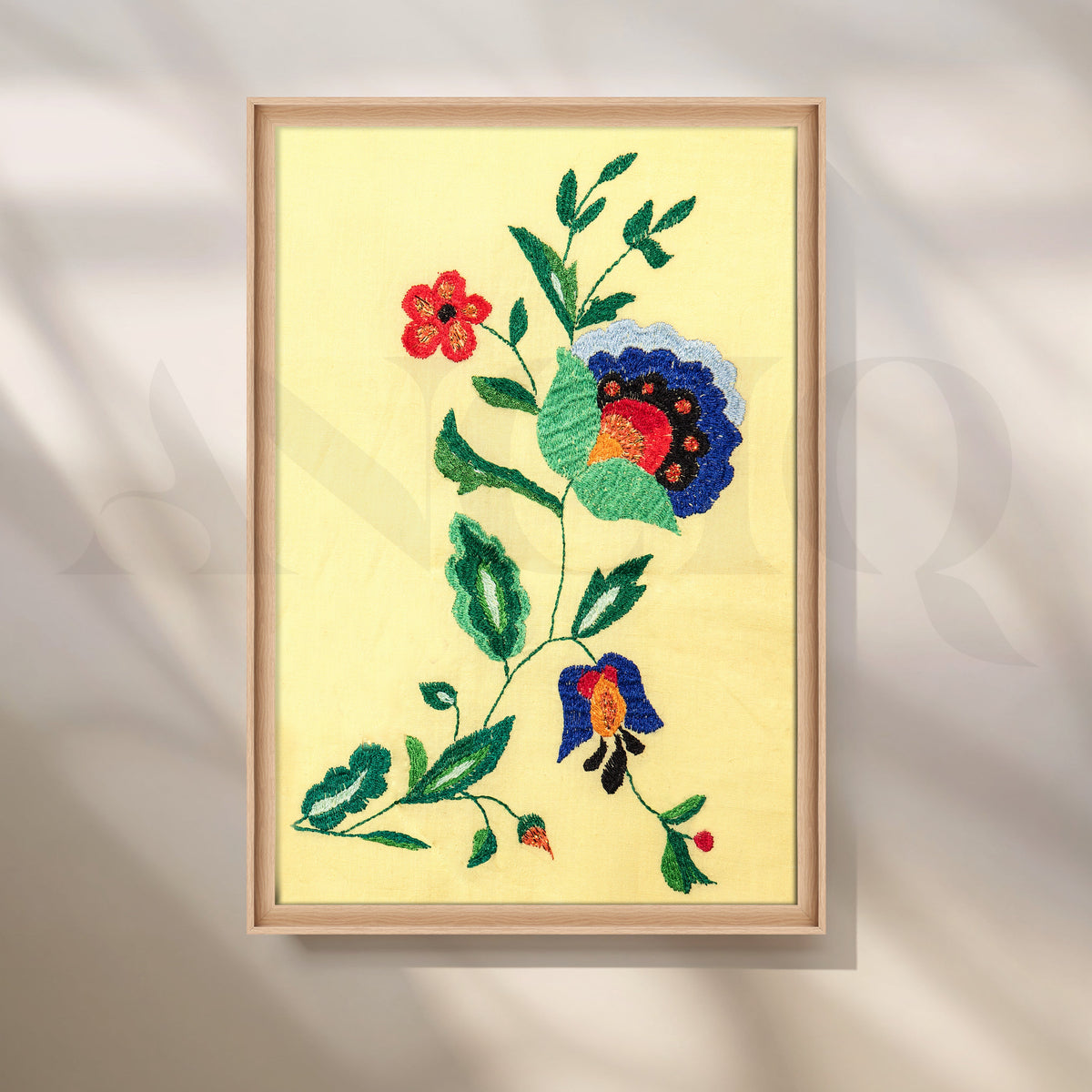 Folk Bloom Canvas Artwork – Asha Art Studio – Image 5
