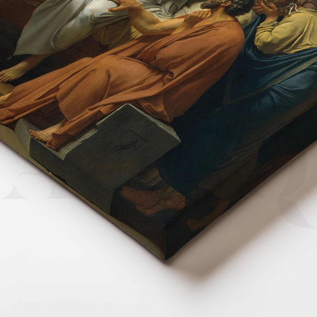Death of Socrates Canvas Artwork – Asha Art Studio