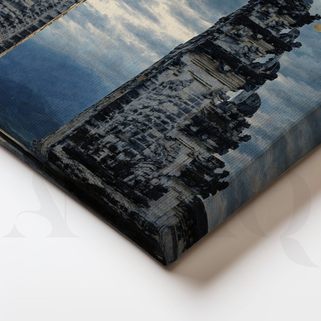 Majestic Temple Gate Canvas Artwork – Asha Art Studio