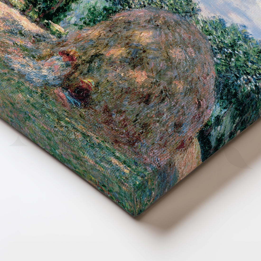 Impressionist Haystack Canvas Artwork – Asha Art Studio