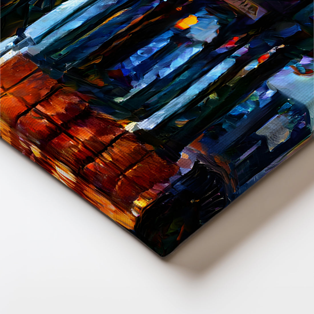 Tramway Twilight Cityscape Artwork – Asha Art Studio