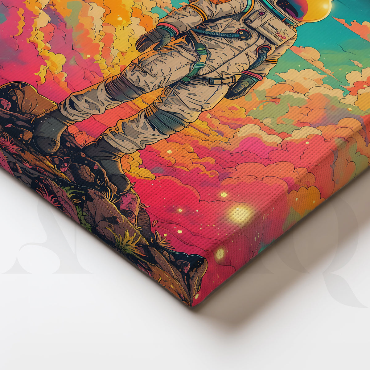 Cosmic Voyage Gallery Wall – Set of 3 Artworks – Asha Art Studio – Image 2