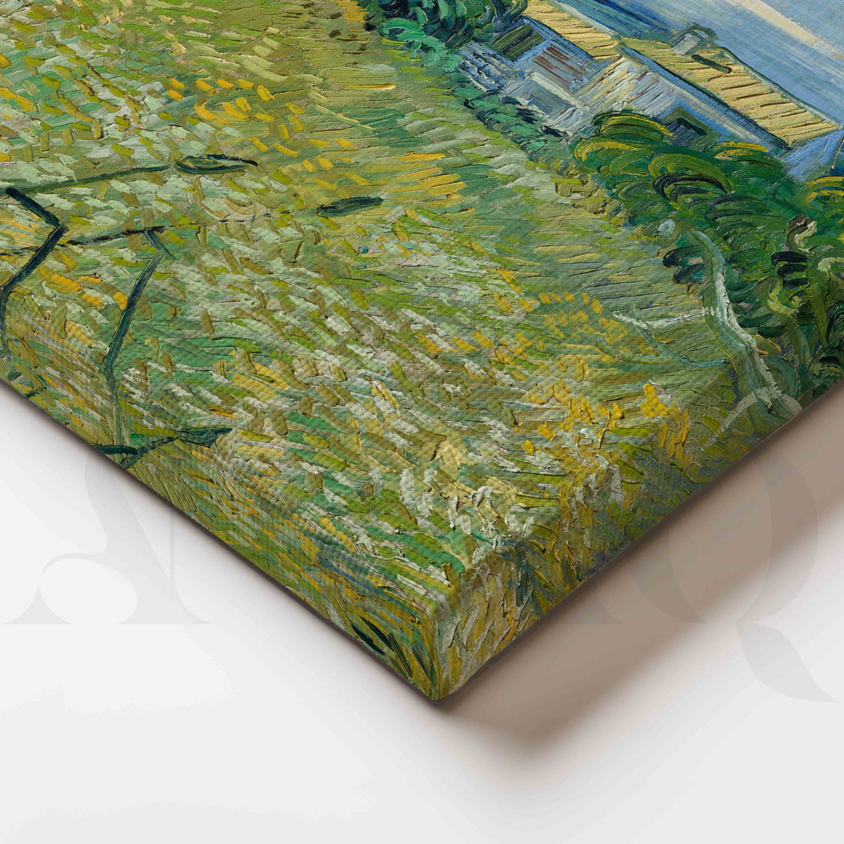 Wheat Field with Cypress Canvas Artwork – Asha Art Studio – Image 2