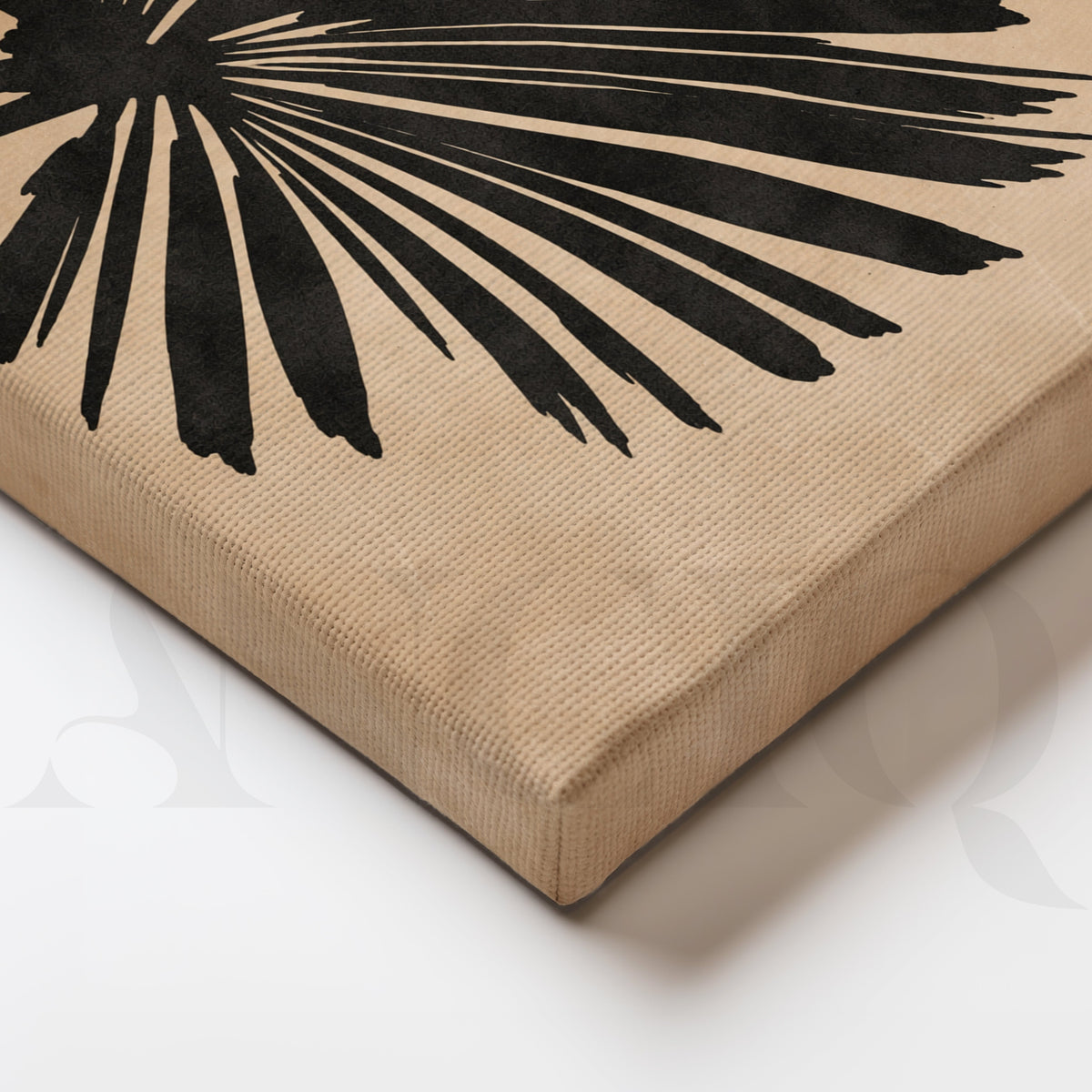 Monochrome Palm Silhouette Gallery Wall – Set of 3 Modern Botanical Artworks - 18 x 24 Inches – Asha Art Studio – Image 2
