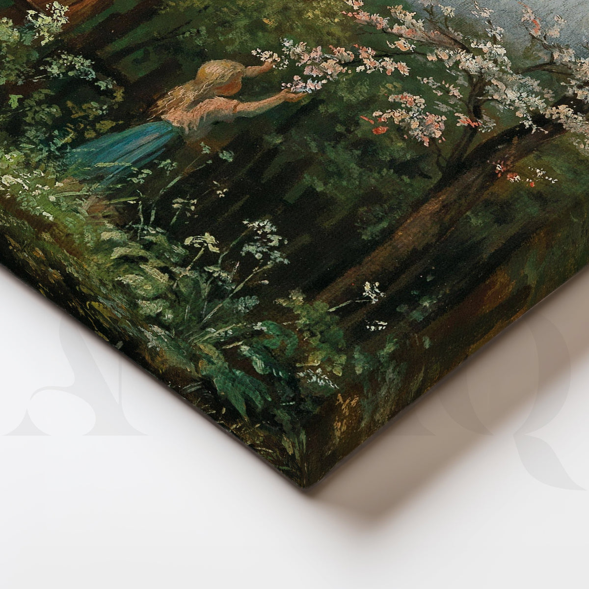 Spring Garden Blossom Canvas Artwork – Asha Art Studio – Image 2