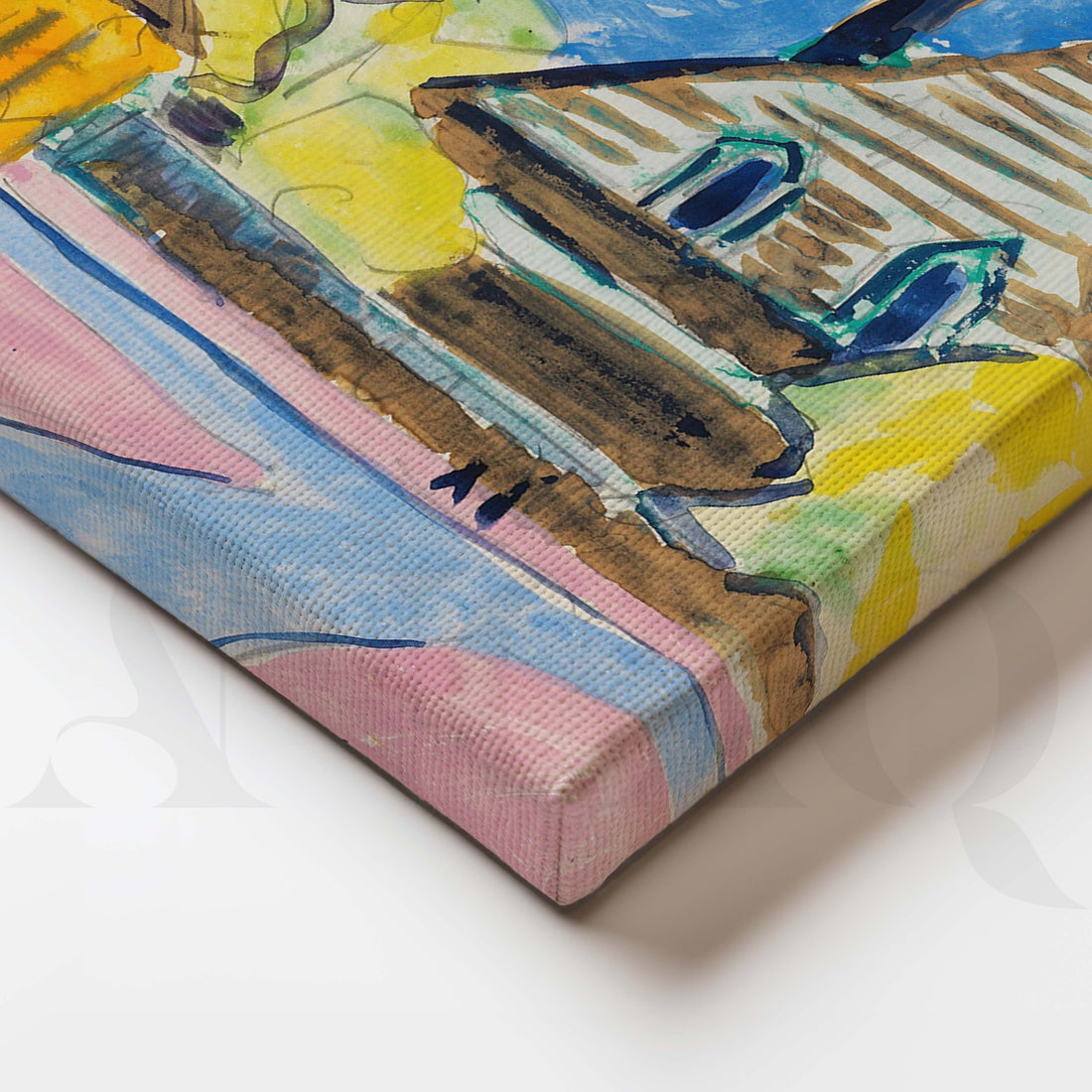 Vibrant Cityscape Wall Artwork – Asha Art Studio