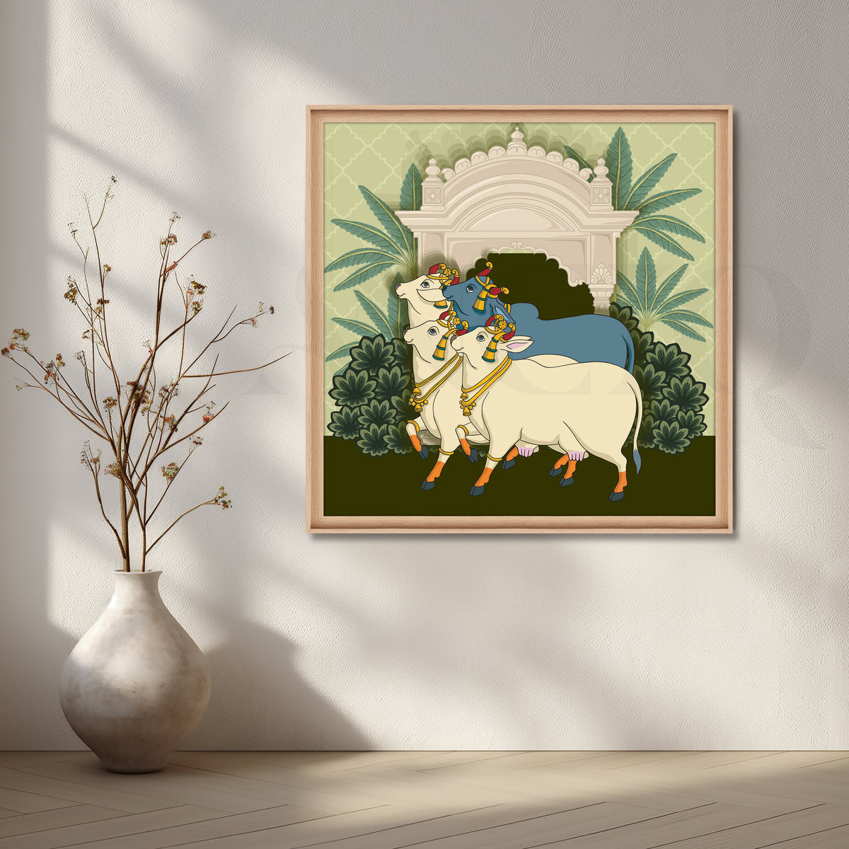 Divine Companions Canvas Artwork – Asha Art Studio – Image 5