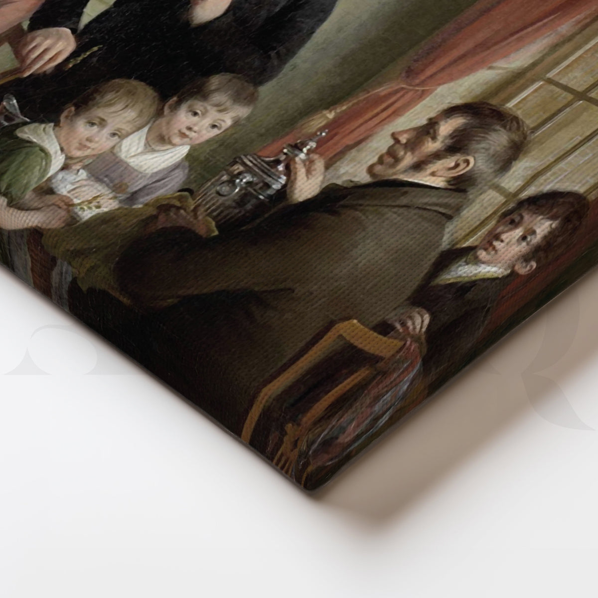 Family of Adrianus Bonebakker Canvas Artwork – Asha Art Studio – Image 2