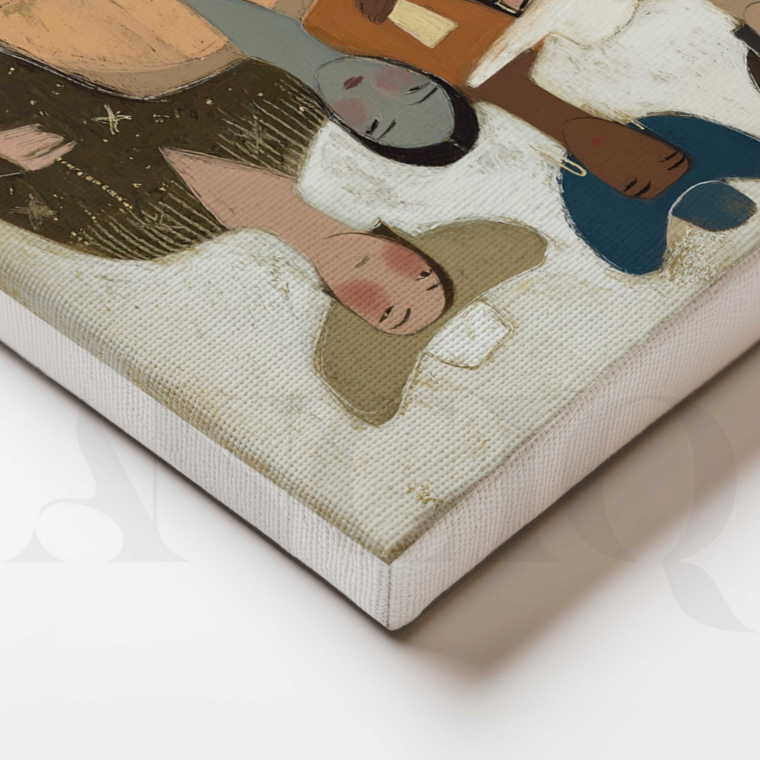 Stylish Women Figurative Canvas Artwork with Contemporary Fashion Appeal – Asha Art Studio